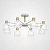 Потолочная Люстра Corf B3 White 8 Lamps By Imperiumloft