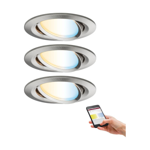 Встраиваемый светодиодный светильник Paulmann Zigbee LED Nova Plus 92962 Встраиваемый светодиодный светильник Paulmann Zigbee LED Nova Plus 92962