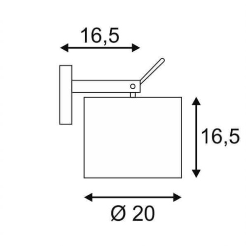 Бра SLV Tenora WL-1 156020 Бра SLV Tenora WL-1 156020