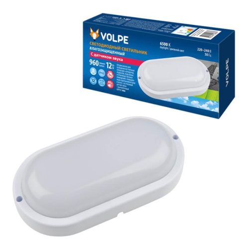 Потолочный светодиодный светильник Volpe ULW-Q215 12W/6500K Sensor IP65 White UL-00004067 Потолочный светодиодный светильник Volpe ULW-Q215 12W/6500K Sensor IP65 White UL-00004067