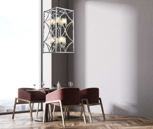 Подвесная люстра Lumina Deco Quadrato LDP 1223-8 CHR Подвесная люстра Lumina Deco Quadrato LDP 1223-8 CHR