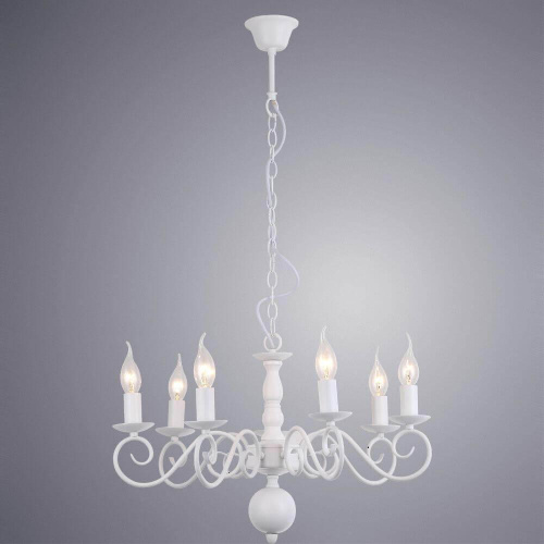 Подвесная люстра Arte Lamp A1129LM-7WH Подвесная люстра Arte Lamp A1129LM-7WH