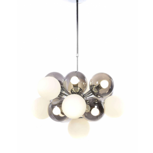 Подвесная люстра Lumina Deco Neopsis LDP 1137-17 WT+CHR Подвесная люстра Lumina Deco Neopsis LDP 1137-17 WT+CHR