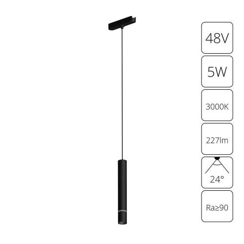 Трековый светодиодный светильник Arte Lamp Rapid A1159PL-1BK Трековый светодиодный светильник Arte Lamp Rapid A1159PL-1BK