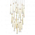 Подвесной светильник Teardrop 25 gold