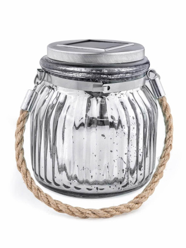 Светильник на солнечных батареях Uniel Modern USL-M-211/GN120 Silver Jar UL-00003209 Светильник на солнечных батареях Uniel Modern USL-M-211/GN120 Silver Jar UL-00003209