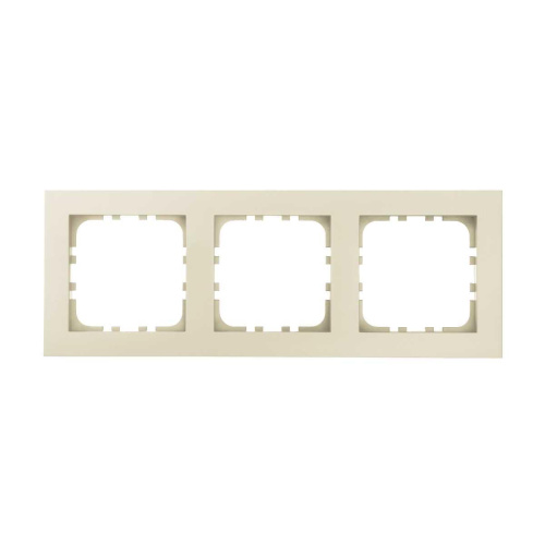 Рамка 3-постовая LK Studio (бежевый матовый) LK80 FLAT, 844302-1 Рамка 3-постовая LK Studio (бежевый матовый) LK80 FLAT, 844302-1