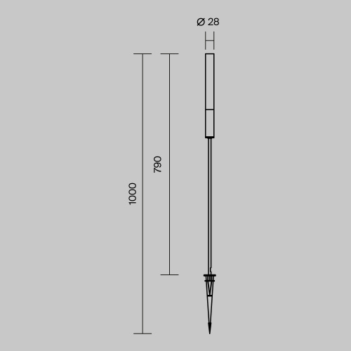 Ландшафтный светильник Outdoor O487FL-L3GF3K1 Ландшафтный светильник Outdoor O487FL-L3GF3K1