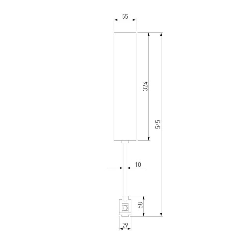 Декоративная стойка с вводом питания Elektrostandard Esthetic Magnetic 85146/00 a065442 Декоративная стойка с вводом питания Elektrostandard Esthetic Magnetic 85146/00 a065442