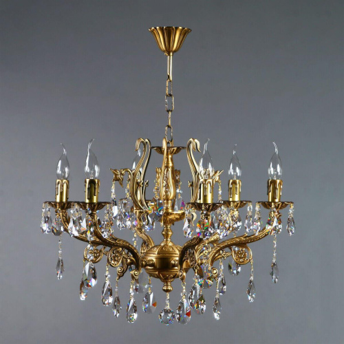 Подвесная люстра Ambiente Ferro 8828/6 AB Tear Drop Подвесная люстра Ambiente Ferro 8828/6 AB Tear Drop