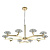 Подвесная люстра Crystal Lux Rebeca SP10 Gold