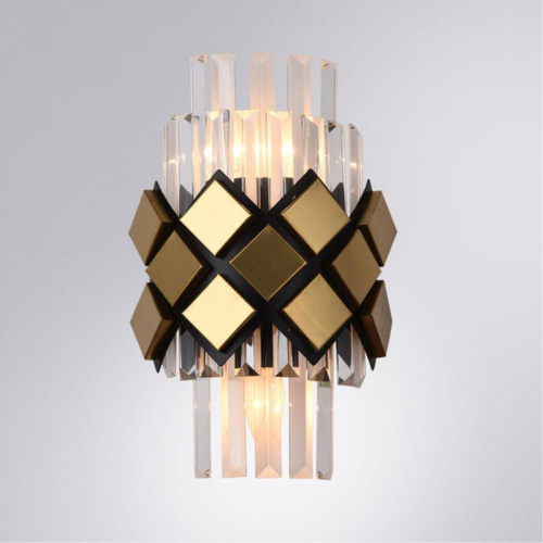 Настенный светильник Arte Lamp Amelia A1039AP-2BK Настенный светильник Arte Lamp Amelia A1039AP-2BK