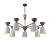 Подвесная люстра Maytoni Cloches MOD113PL-07W Подвесная люстра Maytoni Cloches MOD113PL-07W