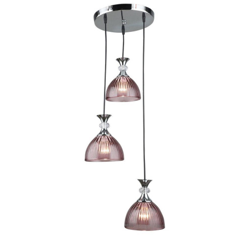 Подвесная люстра Seven Fires Leki WD3629/3P-CR-PK Подвесная люстра Seven Fires Leki WD3629/3P-CR-PK