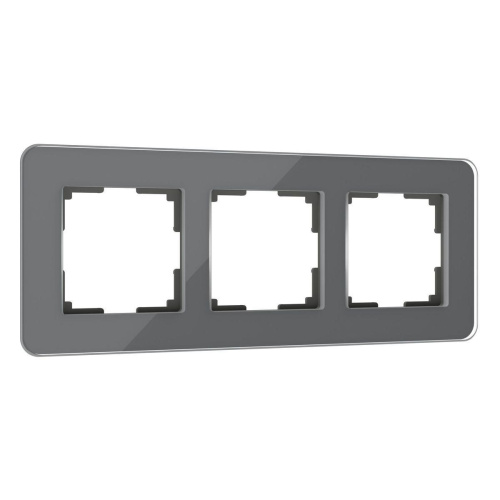 Рамка Werkel Elite на 3 поста графит W0032440 4690389180774 Рамка Werkel Elite на 3 поста графит W0032440 4690389180774