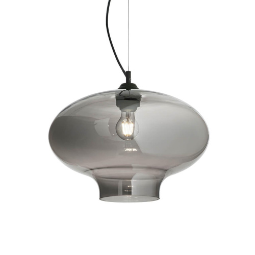 Подвесной светильник Ideal Lux Bistro SP1 Round Fume 120904 Подвесной светильник Ideal Lux Bistro SP1 Round Fume 120904