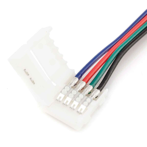 Коннектор для RGB светодиодной ленты 5050 Apeyron 12/24V (2 шт.) 09-12 Коннектор для RGB светодиодной ленты 5050 Apeyron 12/24V (2 шт.) 09-12