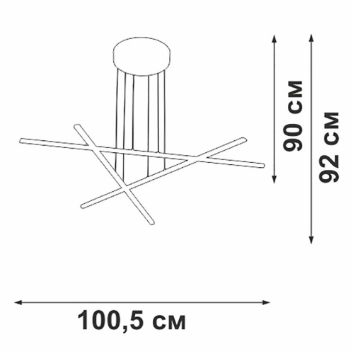 Подвесной светильник Vitaluce V3051-0/3S Подвесной светильник Vitaluce V3051-0/3S