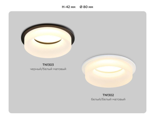 Встраиваемый светильник Ambrella light Techno Spot Acrylic Frost TN1302 Встраиваемый светильник Ambrella light Techno Spot Acrylic Frost TN1302