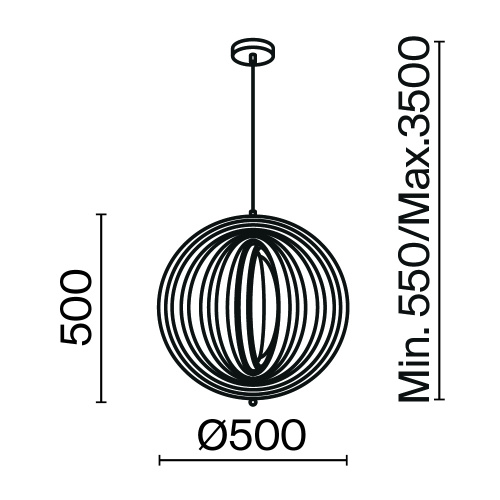 Подвесной светильник Maytoni MOD197PL-01W1 Подвесной светильник Maytoni MOD197PL-01W1
