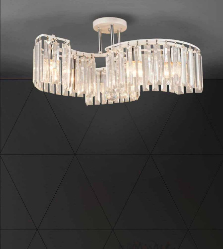 Потолочная люстра Seven Fires Iveya WD3549/6C-WT-CR-CL Потолочная люстра Seven Fires Iveya WD3549/6C-WT-CR-CL