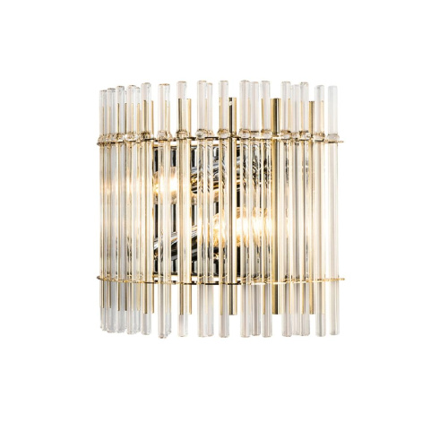 Настенный светильник Crystal Lux Aurelio AP2 Gold+Chrome/Transparent Настенный светильник Crystal Lux Aurelio AP2 Gold+Chrome/Transparent