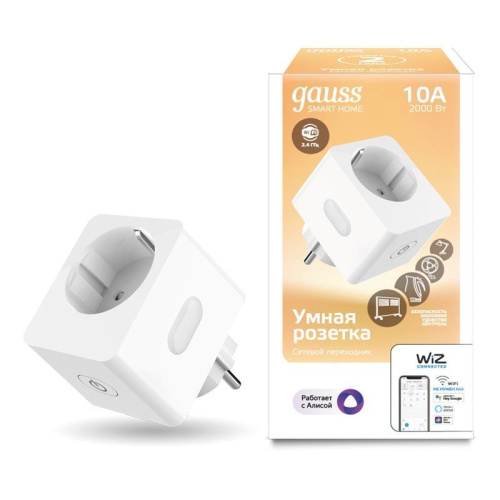 Переходник сетевой Gauss Smart Home 5510122 Переходник сетевой Gauss Smart Home 5510122