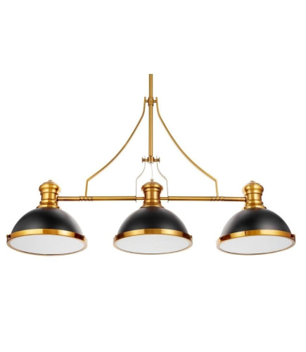 Подвесная люстра Lumina Deco Ettore LDP 710-3 BK+MD Подвесная люстра Lumina Deco Ettore LDP 710-3 BK+MD