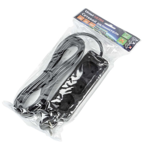 Удлинитель Uniel Ultra 3гн х 3м б/з S-CU3-3 Black UL-00009983 Удлинитель Uniel Ultra 3гн х 3м б/з S-CU3-3 Black UL-00009983