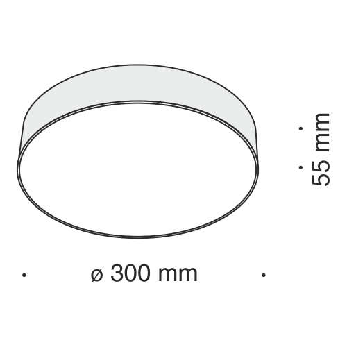 Потолочный светодиодный светильник Maytoni Zon C032CL-L43B4K Потолочный светодиодный светильник Maytoni Zon C032CL-L43B4K