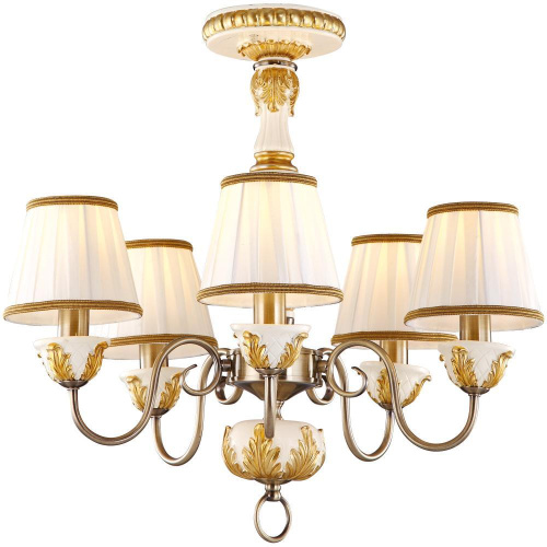 Потолочная люстра Arte Lamp Benessere A9570PL-5WG Потолочная люстра Arte Lamp Benessere A9570PL-5WG