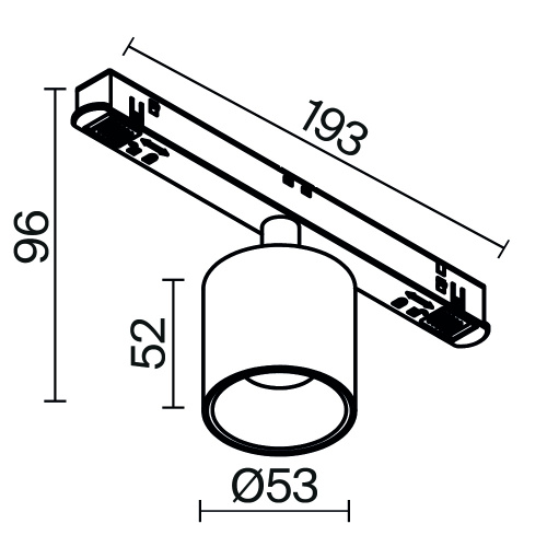 Трековый светильник Technical TR132-4-7W-DS-B Трековый светильник Technical TR132-4-7W-DS-B