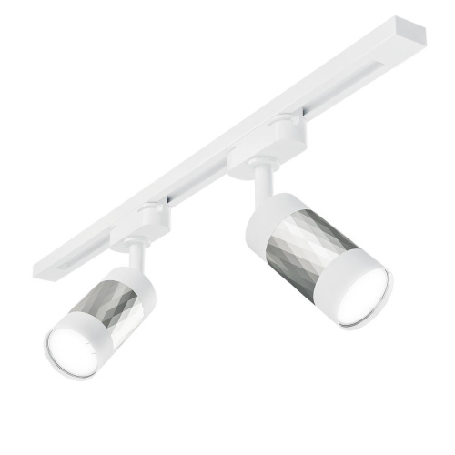 Трековый светильник Elektrostandard Mizar GU10 MRL 1007 белый/серебро a047375 Трековый светильник Elektrostandard Mizar GU10 MRL 1007 белый/серебро a047375