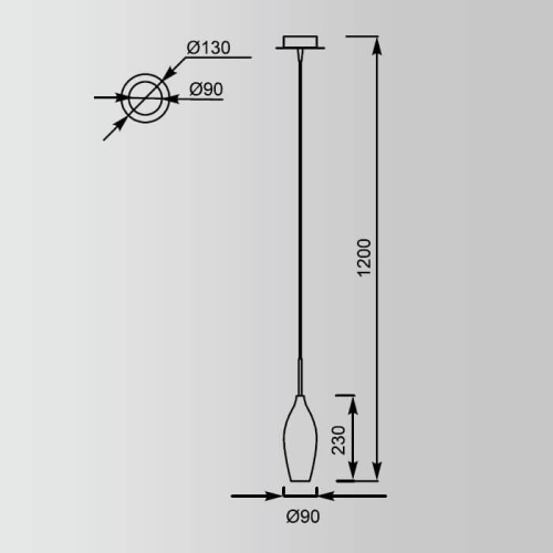 Подвесной светильник Zumaline Champagne MD2101-1S Подвесной светильник Zumaline Champagne MD2101-1S