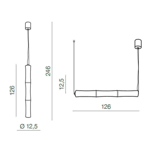 Подвесной светильник Azzardo Bamboo 3 pendant AZ1901 Подвесной светильник Azzardo Bamboo 3 pendant AZ1901