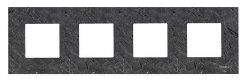 Рамка 4-постовая ABB Zenit сланец 2CLA227400N2201 Рамка 4-постовая ABB Zenit сланец 2CLA227400N2201