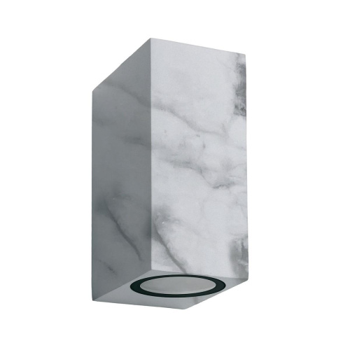 Уличный настенный светильник Uniel UUL-P42A 2х6W/GU10 IP65 Marble UL-00011362 Уличный настенный светильник Uniel UUL-P42A 2х6W/GU10 IP65 Marble UL-00011362