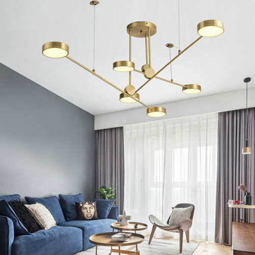 Подвесная Люстра Technum Led Gold By Imperiumloft Подвесная Люстра Technum Led Gold By Imperiumloft