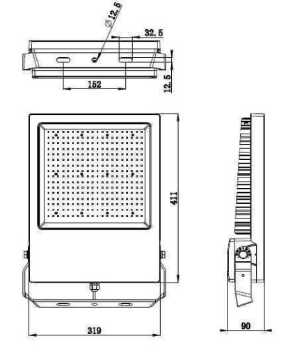 Прожектор светодиодный Deko-Light Atik 150W 5000K 732099 Прожектор светодиодный Deko-Light Atik 150W 5000K 732099