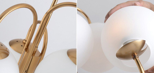 Люстра Gooseneck Pelle Chandelier By Imperiumloft Люстра Gooseneck Pelle Chandelier By Imperiumloft