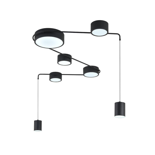 Потолочный светодиодный светильник Indigo Modulo 14028/7С Black V000160L Потолочный светодиодный светильник Indigo Modulo 14028/7С Black V000160L