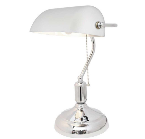 Настольная лампа Lumina Deco Banker LDT 305 WT+CHR Настольная лампа Lumina Deco Banker LDT 305 WT+CHR
