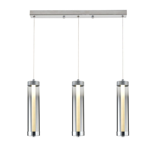 Подвесной светодиодный светильник Indigo Rilucente 11061/3P Chrome V000148L Подвесной светодиодный светильник Indigo Rilucente 11061/3P Chrome V000148L