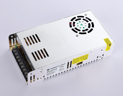 Блок питания Ambrella light Illumination LED Driver 12V 400W IP20 33,3A GS9552 Блок питания Ambrella light Illumination LED Driver 12V 400W IP20 33,3A GS9552