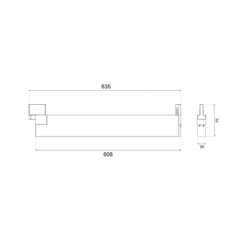 Трековый светодиодный светильник Elektrostandard X-Line белый матовый 28W 4200K LTB55 a052447 Трековый светодиодный светильник Elektrostandard X-Line белый матовый 28W 4200K LTB55 a052447