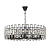 Подвесная люстра Lumina Deco Florina LDP 7041-800 BK