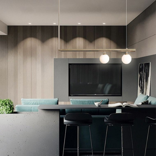 Подвесной Светильник Barra L88 Black By Imperiumloft