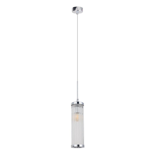 Подвесной светильник Crystal Lux Tadeo SP1 D100 Chrome/Transparente Подвесной светильник Crystal Lux Tadeo SP1 D100 Chrome/Transparente
