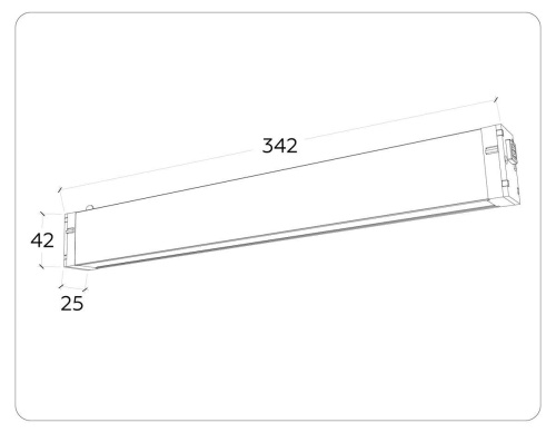 Трековый светодиодный светильник Ambrella Light Track System Magnetic 220V GL1271 Трековый светодиодный светильник Ambrella Light Track System Magnetic 220V GL1271