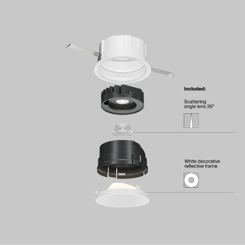 Встраиваемый светильник Technical DL057-10W3K-W Встраиваемый светильник Technical DL057-10W3K-W